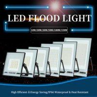 Spotlight 100w Led Flood Light Projector 10W 20W 30W 50W 150W Waterproof Outdoor For Garden Outside Garage Gate Floodlights