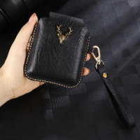 for Vivo X Flip Belt Clip Holster Case Cover for Vivo X Flip Genuine Leather Case Waist Bag Coque