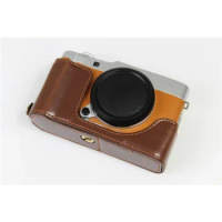Camera Bag PU Leather Case Half Body Base Protector for Fujifilm x-a7 xa5 xa10 xa20 Protective Opening Bottom Cover
