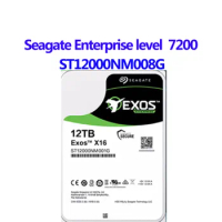 SEAGATE EXOS SSD ST12000NM008G X16 7200 12TB ENTERPRIES 256MB 3.5 SAS HARD DRIVE