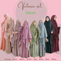 VICTORIA SET GAMIS ORIGINAL BY MUMTAZ HIJAB