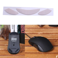 1Set Mouse Skates Glide Feet Pads Mouse Feet Sticker for Steelseries RIVAL 100 100S Mouse White Rounded Curved Edges T84C