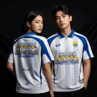 Baju Retro Persib Hattrick Champion league BRI Bintang 5 3RD