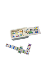 ของเล่นจิ๊กซอว์ไม้ ชุด Little Vehicle Domino