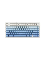 F75 คีย์บอร์ดไร้สาย Gasket Mechanical Keyboard 3IN1 Size 75% - Blue