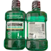 Listerine Siwak Mouthwash 250Ml, Listerine Cool Mint Mouthwash 250Ml, Listerine Fresh Burst Mouthwas