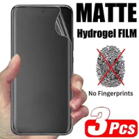 3PCS Matte Hydrogel Film for VIVO X100 X90 X80 X70 X60 Pro Plus Screen Protector Front and Back Protective Film Not Glass