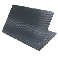 【Ezstick】Lenovo ThinkPad X1C 7TH 黑色立體紋機身貼(含上蓋貼、鍵盤週圍貼、底部貼)