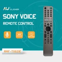 Backlight Voice Remote RMF-TX621E Replacement for Sony 4-inch 8K HD TV A80J A84J A90J W800 X75 X 75A X80J X81J X85J X86J X89J X