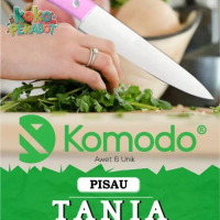 KOMODO Pisau Dapur Tania Piso Stainless Steel Anti Karat Ukuran 4 5 dan 6 inch