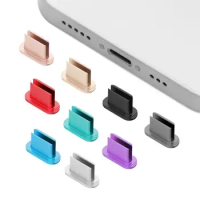 Cap Anti Dust Plug Charger Port Block Metal Stopper For Samsung Galaxy S21 S20 Huawei P40 Xiaomi 11/10 Type-C Mobile Phones