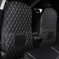 Car Seat Back Cover From Kid Anti Kicking Mat Pad Protectors For Hyundai Solaris I30 IX35 IX25 Verna Creta Accent Tucson HB20