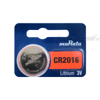 muRata村田(原SONY) 鈕扣型 鋰電池 CR2016 (5顆入) 3V
