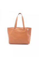 LOEWE Pre-Loved LOEWE EAST WEST SHOPPER SMALL yeast waist shopper Small Handbag tote bag leather lig