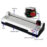 New Smart photo laminator A3 laminating machine laminator sealed plastic machine hot and cold laminator width 330mm