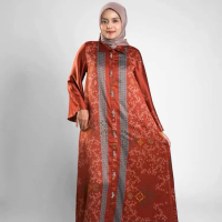 Gamis Satin Beads Marrakesh Sarimbit Elzatta