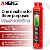EMF tester electric magnetic field meter dosimeter digital electromagnetic radiation detector alat u