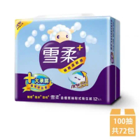 【雪柔】金優質抽取式衛生紙100抽*12包*6串/箱