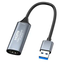 HDMI to USB acquisition card 1080P computer camera mobile switch game PS4 live recording acquisition box