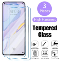 3Pcs Tempered Glass For Huawei P30 P40 Lite E Screen Protector For Huawei Mate 20 Lite P Smart 2021 2019 Z Nova 5T Glass