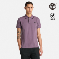 Timberland官方旗艦 男款紫色休閒短袖Polo衫|A69XYENX