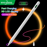 For Apple Pencil 2 1 iPad Pen with LCD Display, GO40 Palm Rejection Tilt Sensitive Stylus Pen Pencils for iPad 2018 - 2023