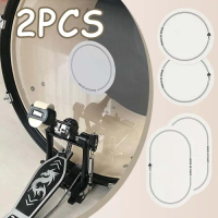 2pcs Patch Bass Drum Kick Pad Drum Protector Drum Pad Patch Bass Drum Kick Bass Drum Patch Sticker K