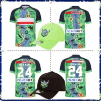 2024 CANBERRA RAIDERS MENS INDIGENOUS RUGBY JERSEY 2023/24 Raiders Indigenous ANZAC TRAINING JERSEY size S--5XL
