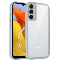 Untuk Samsung Galaxy M14 5G, F14 5G, Sarung telefon lutsinar klasik berkabut, penutup pelindung kera