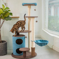 貓跳台 梅子貓＆凱瑞貓爬架貓窩貓樹一體貓架子跳台多功能大貓簡易大型
