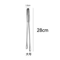 烤肉夾子烤肉工具食物夾不鏽鋼加長加厚夾子食品夾