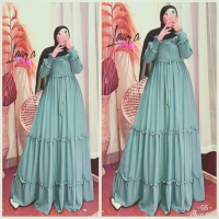 LAURA DRESS  free masker gamis ceruty babydoll