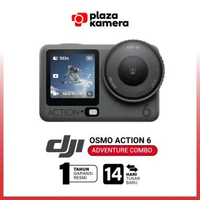 DJI Osmo Action 6 Camera Vlog Kamera Aksi Video Action Cam Osmo Action 6 ADVENTURE COMBO