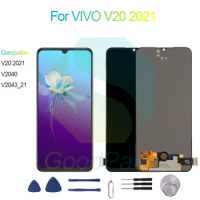 For VIVO V20 2021 Screen Display Replacement 2400*1080 V2040, V2043_21 For VIVO V20 2021 LCD Touch Digitizer