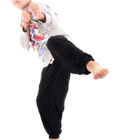 ~廣隆~(見說明)兒童 練習褲 功夫褲 太極拳 透氣褲 武術褲 燈籠褲 慢跑 跑步 瑜珈/禪坐/運動褲 休閒褲 學舞褲