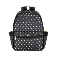【Lesportsac】健行後背包 書包 運動背包 送禮 禮物(俏皮小雛菊)