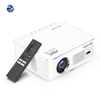 yyhcHako mini PL5 4K Smart Projector Google Certified Android 10 WIFI HD 1080P Mini Home Theater Portable Projector 4K Projector