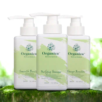 3pcs Organica Keratin hydrolyzed keratin 300ml Purifying shampoo+300ml Shape Booster+300ml Smooth Booster Hair Keratin Treatment