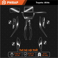 Toyoota Altis 2022 - 2026 dán PPF chống xước tăng độ bóng cho nội thất xe