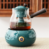 蒸汽煮茶爐玻璃茶具套裝全自動家用泡茶壺陶瓷電陶爐煮茶壺煮茶器
