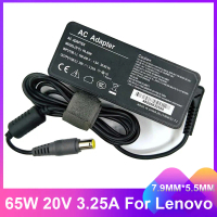 Bộ Chuyển Đổi Máy Tính Xách Tay, 20V 3.25A 65W, 7.9 * 5.5mm, AC, Dành Cho Lenovo IBM C100 C200 N200 