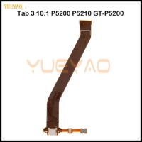 Charging Flex For Samsung Galaxy Tab 3 P5210 P5200 Charger Charging Flex Cable USB Dock Connector Port + Microphone Cables