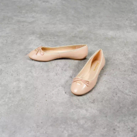 COACH Sepatu COACH GHW RIBBON NUDE LEATHER FLAT SHOES 100% ORIGINAL