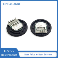Potentiometer หน้าปัดเกียร์ 10 ชิ้น ขนาด 20*2 มม. เข้ากันได้กับ A503 A50K สวิตช์ระดับเสียงคู่ 5 พิน 