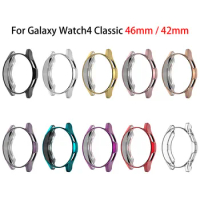 Case for Samsung Galaxy Watch 4 Classic 42mm 46mm Smartwatch TPU Protective Case for Samsung Galaxy Watch4 Classic Accessories