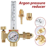 HTP Argon CO2 Mig Tig Flow Meter 0-4000 PSI Precise Gas Welding Regulator 10-60CFH Adjustable Argon Regulator Flowmeter Gauge