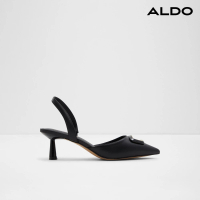 【ALDO】GIOCANTE-俐落簡約方扣後繫帶高跟鞋-女鞋(黑色)