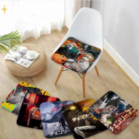 Chainsaw Man Anime Cushion Mat Nordic Printing Chair Cushion Soft Office Car Seat Comfort Breathable 45x45cm Sofa Cushion