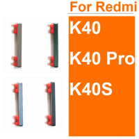 For Xiaomi Redmi K40S K40 K40 Pro On OFF Power Volume Side Buttons Volume Power Side Keys Replacement Parts
