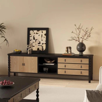 Organizer Tv Cabinet Floor Shelves Modern Room Display Living Industrial Console Luxury Suporte De Tv Mid Century Furniture